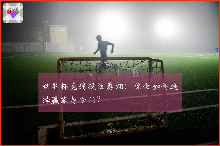 世界杯竞猜投注真相：你会如何选择赢家与冷门？